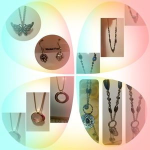 NWT BonWorth Bundle of 4 Necklaces & 1 pr Earring